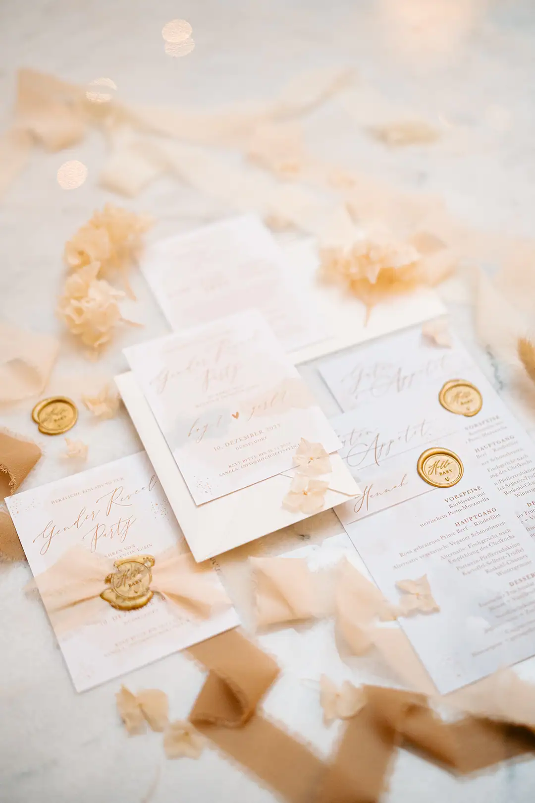 individuelle papeterie gold